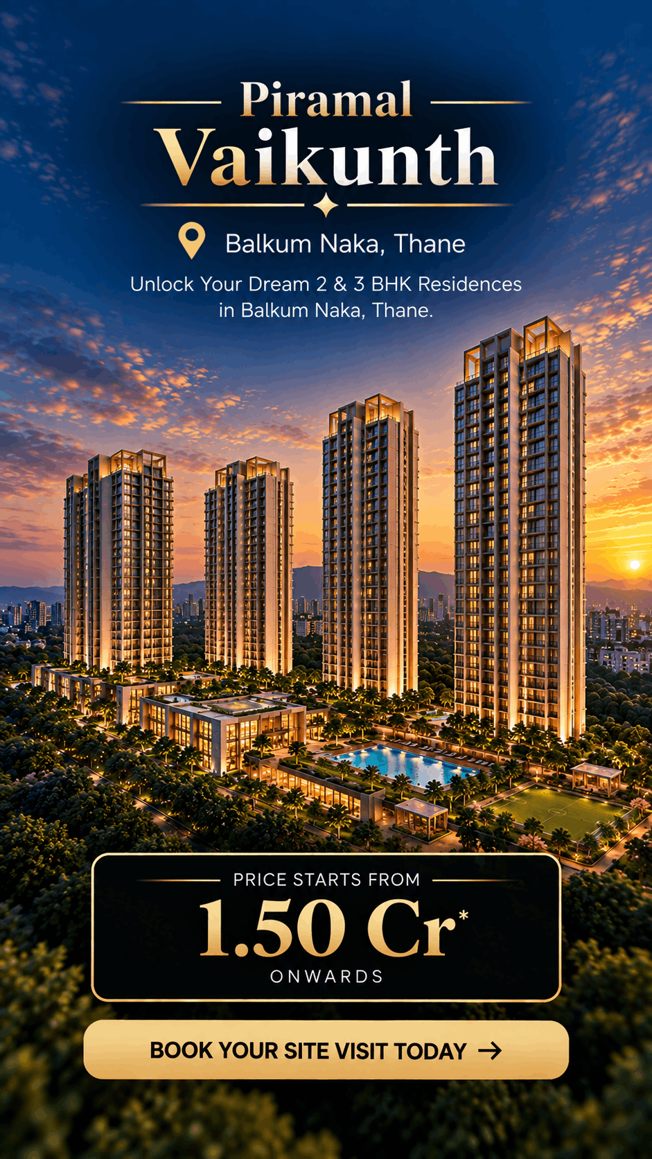 Piramal Vaikunth Mobile Banner